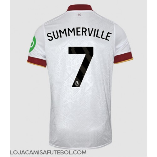 Camisa de Futebol West Ham United Crysencio Summerville #7 Equipamento Alternativo 2024-25 Manga Curta